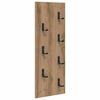vidaXL Wall-Mounted Coat Rack Artisan Oak 30 x 1.5 x 80 cm
