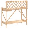 vidaXL Potting Bench with Trellis Solid Wood Fir