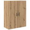 vidaXL Highboard 2 pcs Artisan Oak Engineered Wood and Glass