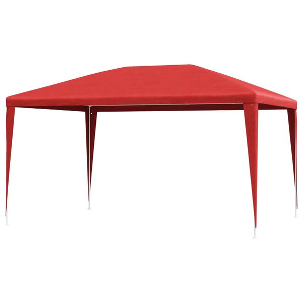 vidaXL Party Tent Red 400 x 300 x 255 cm PE and Steel