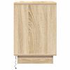 vidaXL Bedside Cabinet with Drawer 2 pcs Sonoma Oak 50 x 34.5 x 50 cm