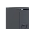 vidaXL Bedside Cabinets 2 pcs Anthracite 34.5x39x44 cm Steel