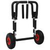 vidaXL SUP Trolley for 2 Surfboards Foldable 90 kg Aluminium