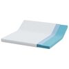 vidaXL Mattress White 200 x 200 cm Gel Memory Foam
