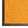 vidaXL Doormat Washable Orange 120x180 cm