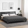 vidaXL Full Year Duvet Anthracite and Taupe 200 x 200 cm Microfiber