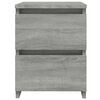 vidaXL Bedside Cabinet Grey Sonoma 30x30x40 cm Engineered Wood