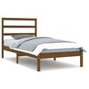 vidaXL Bed Frame without Mattress Honey Brown 100x200 cm Solid Wood Pine