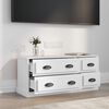vidaXL TV Cabinet White 100x35.5x45 cm Engineered Wood