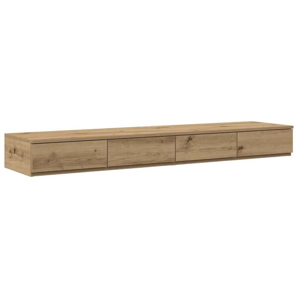 vidaXL Bed Drawers Artisan Oak 135 x 36.5 x 16.5 cm Engineered Wood