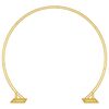 vidaXL Wedding Arch Gold 220 x 45 x 200 cm Steel
