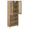 vidaXL Highboard Artisan Oak 69.5 x 34 x 180 cm