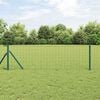 vidaXL Euro Fence Green 0.4 x 25 m PVC-coated iron