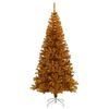 vidaXL Artificial Christmas Tree with Stand Gold 210 cm PET