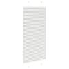 vidaXL Pleated Blind Light Grey 65x150 cm Fabric Width 64.4 cm Polyester