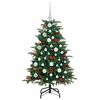 vidaXL Artificial Christmas Tree with 150 LEDs with Stand Green 120 cm