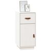 vidaXL Sideboard White 34x40x75 cm Solid Wood Pine