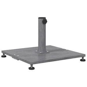 vidaXL Parasol Base 28.95 kg Dark Grey Wood Look Square