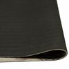 vidaXL Kitchen Rug Washable Coffee Grey 45x150 cm Velvet
