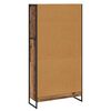 vidaXL Book Cabinet 2 pcs Old Wood 80 x 30 x 155 cm Engineered Wood