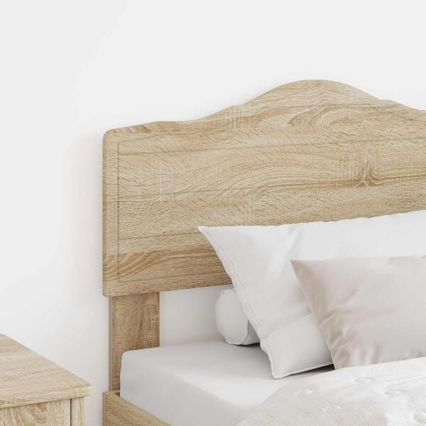 vidaXL Headboard Sonoma Oak 90 cm Engineered wood