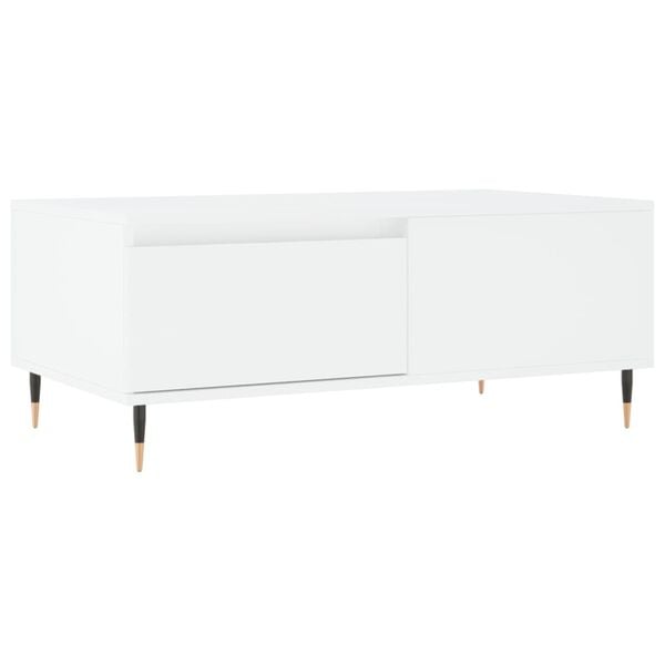 vidaXL Coffee Table White 90x50x36.5 cm Engineered Wood
