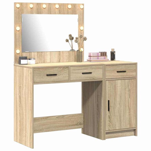vidaXL Dressing Table 2 pcs Brown 40 x 41 x 75 cm Engineered wood