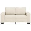 vidaXL Sofa Beige 160 x 77 x 82 cm Linen