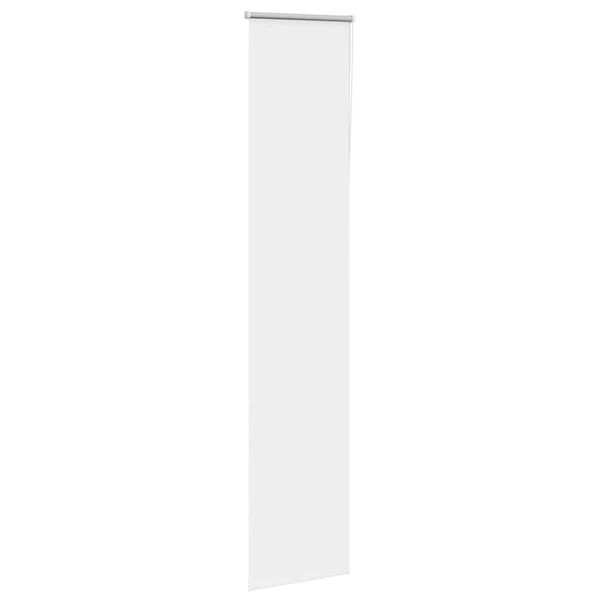 vidaXL Roller Blind Blackout White 50x210 cm Fabric Width 45.7 cm Polyester