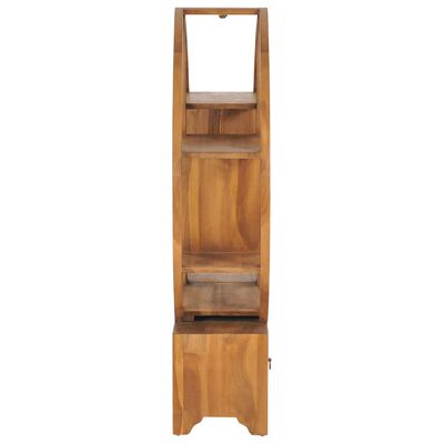 vidaXL Cabinet with Yin Yang Shelf 100x26x112 cm Solid Teak Wood