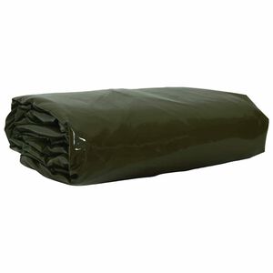 vidaXL Tarpaulin 650g / m&sup2; Olive Green 2 x 3 m Canvas with PVC Coating