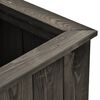 vidaXL Raised Bed Dark Grey 74x32x30 cm Solid Pinewood