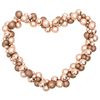 vidaXL Christmas Balls Garland Rose Gold 175 cm Polystyrene
