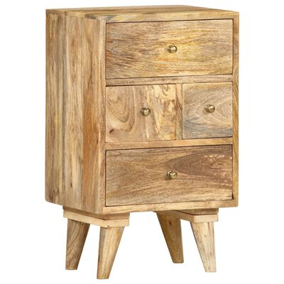 vidaXL Bedside Cabinet 36x30x60 cm Solid Mango Wood