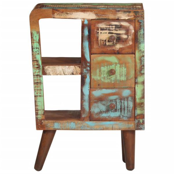 vidaXL Sideboard 55x30x80 cm Solid Wood Reclaimed