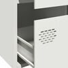 vidaXL Highboard White 68x39x101.5 cm Steel