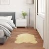 vidaXL Faux Sheepskin Rug Tafalla Cream 80 x 120 cm Polyester