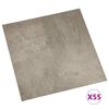 vidaXL Flooring Planks 55 pcs Grey 5.11 m&sup2; PVC