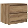 vidaXL Bedside Cabinets 2 pcs Artisan Oak 50x40x43.5 cm Engineered Wood
