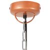 vidaXL Industrial Hanging Lamp Copper Round 51 cm E27 Solid Mango Wood