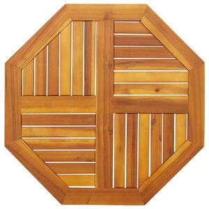 vidaXL Table Top 70x70x2 cm Octagonal Solid Wood Acacia