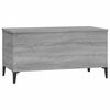 vidaXL Coffee Table Grey Sonoma 90x44.5x45 cm Engineered Wood