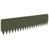 vidaXL Lawn Edging 20 pcs 103 x 25 cm Steel Olive Green
