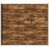 vidaXL Storage Bed Frame Smoked Oak 180 x 200 cm Engineered Wood