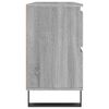 vidaXL Bathroom Cabinet Grey Sonoma 80x33x60 cm Engineered Wood