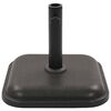 vidaXL Parasol Base Black Concrete Square 12 kg
