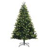 vidaXL Artificial Hinged Christmas Tree 150 LEDs Green 150 cm