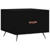 vidaXL Coffee Tables 2 pcs Black 50x50x40 cm Engineered Wood