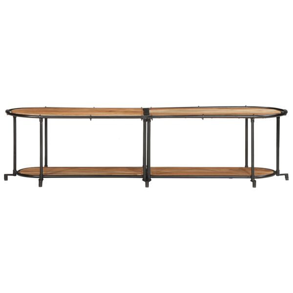 vidaXL TV Cabinet 160x42x40 cm Solid Wood Acacia