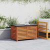 vidaXL Garden Storage Box 90x48x55 cm Solid Wood Eucalyptus